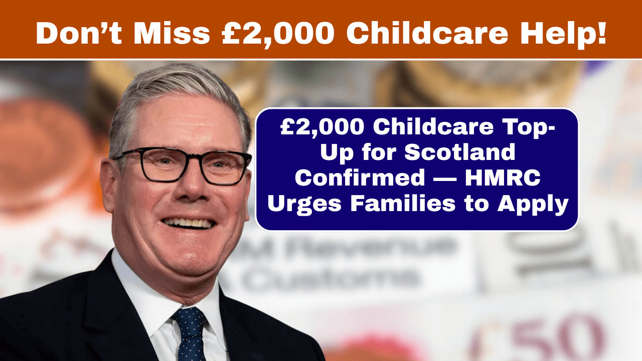 UK Government and HMRC Urge Families in Scotland to Claim £2,000 Childcare Top-Up Before It’s Too Late