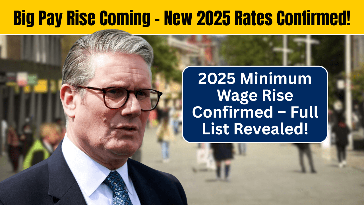 Government Announces 2025 Minimum Wage Rise – Full List of New Rates Revealed
