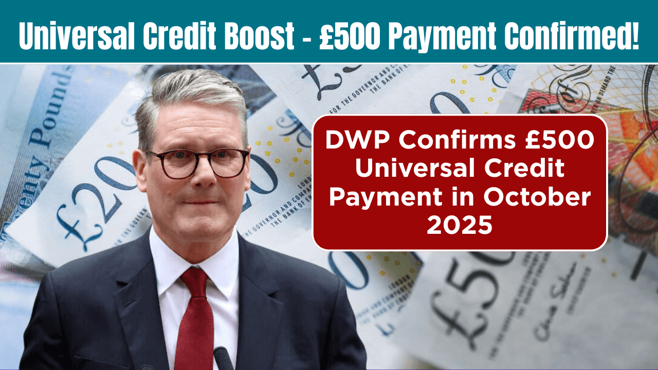 DWP Confirms £500 Universal Credit Payment in October 2025 – Check Eligibility & Dates