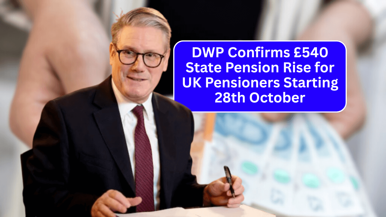 DWP Confirms £540 State Pension Rise for UK Pensioners Starting 28th October