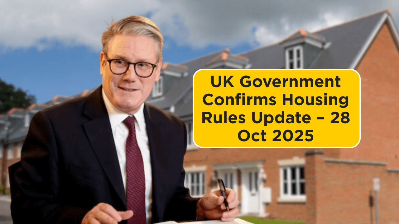 DWP Officially Confirms New Housing Rules for UK Pensioners – Effective 28 October 2025
