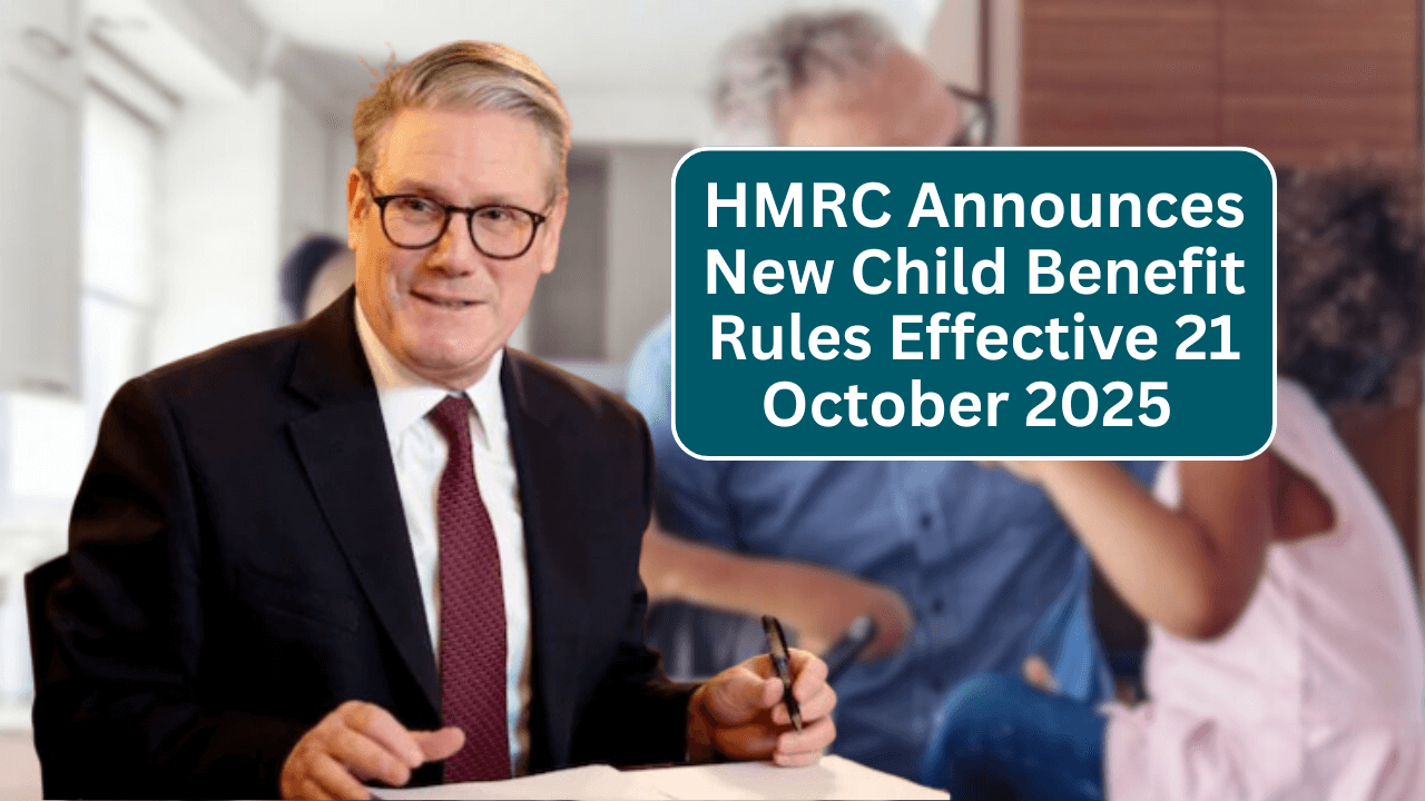 HMRC Announces New Child Benefit Rules Effective 21 October 2025 – Key Changes for Parents