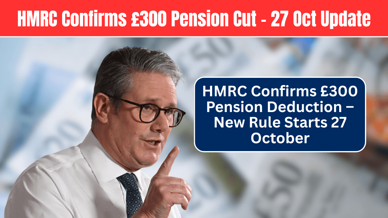 HMRC Officially Confirms £300 Bank Deduction for Pensioners – New Rule Starts 27 October