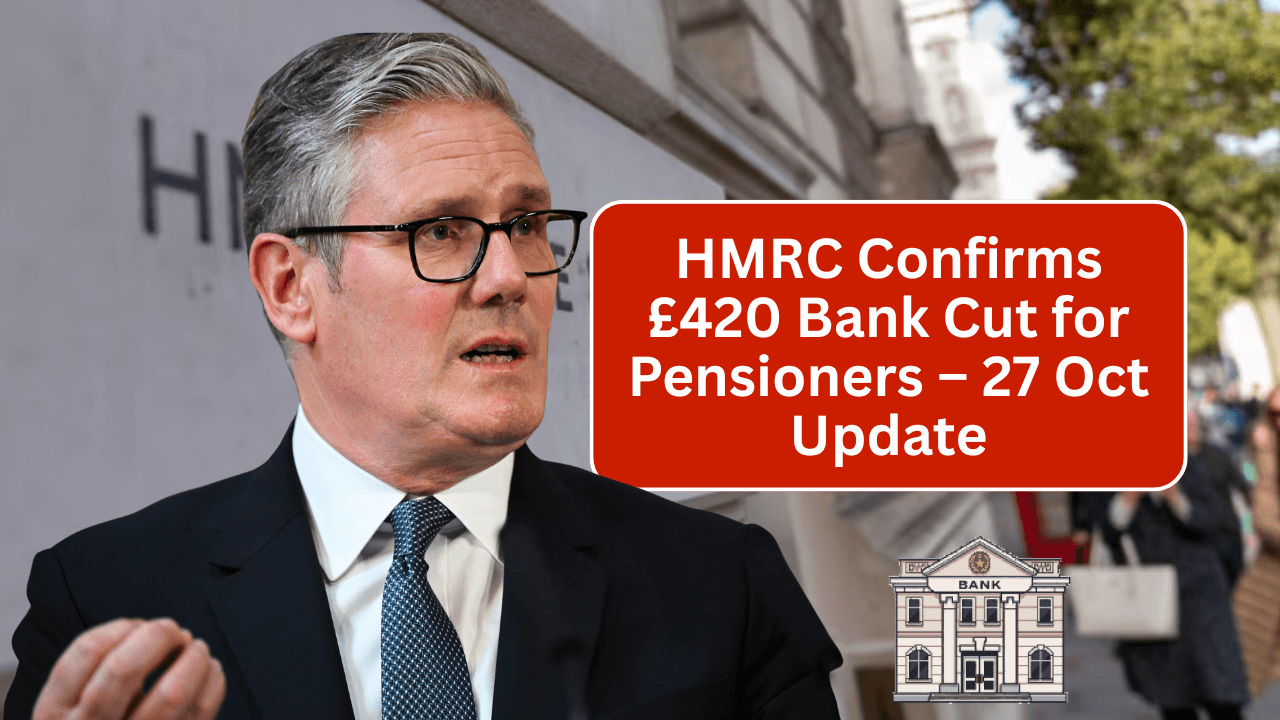 HMRC Officially Confirms £420 Bank Deduction for UK Pensioners – New Rule Effective from 25 October