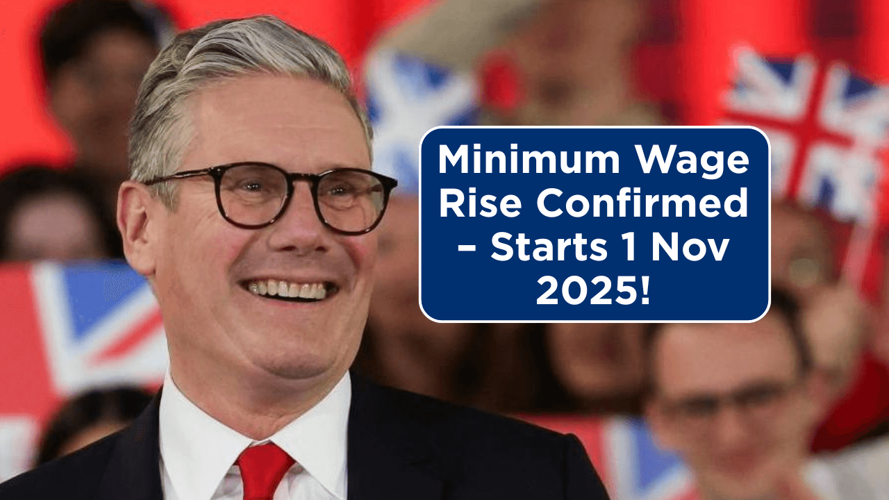 New 2025 Minimum Wage Rates Confirmed by UK Government – Effective 01 November