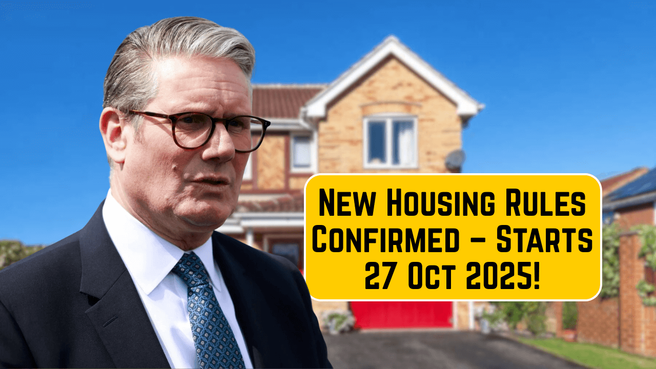 DWP Officially Announces New Housing Rules for UK Pensioners – Effective from 27 October 2025