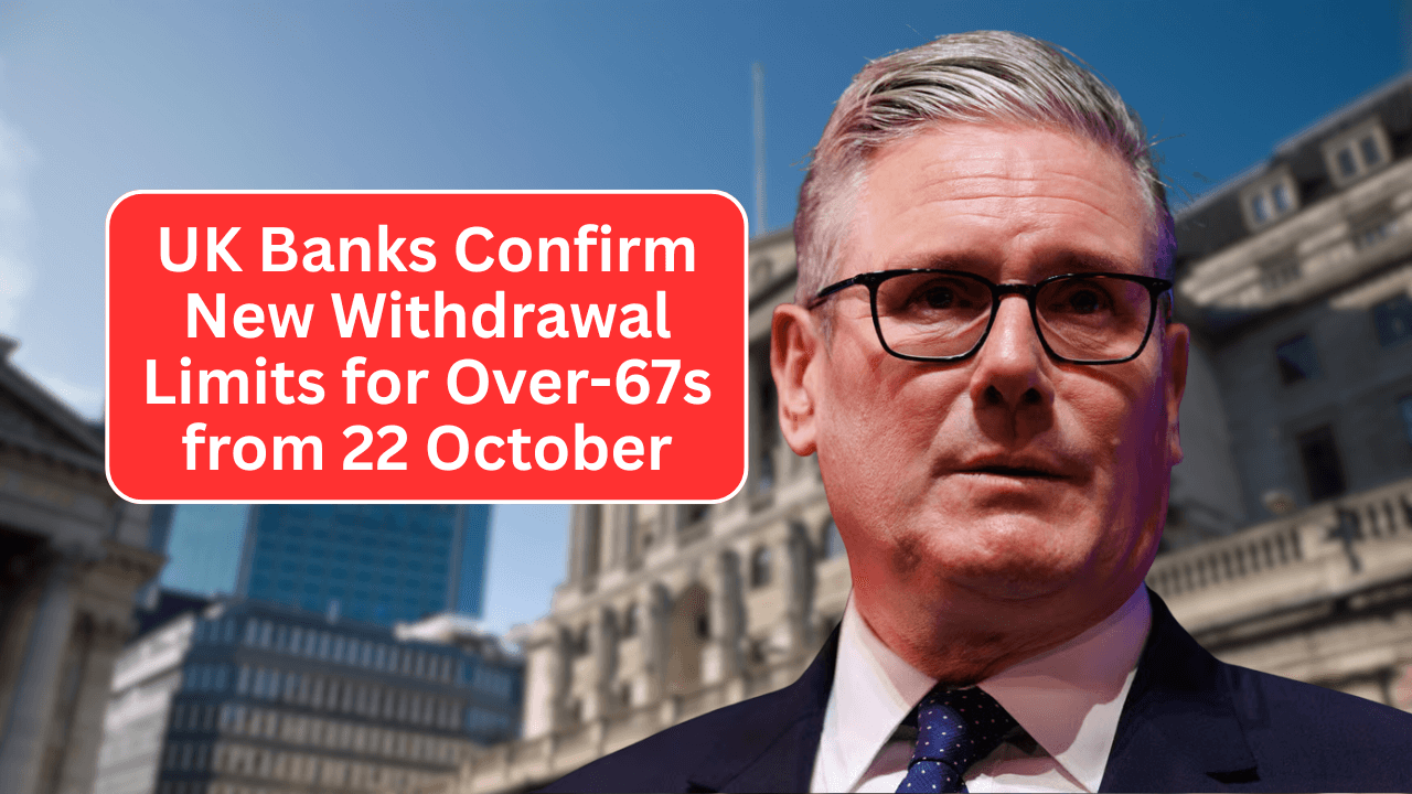 UK Banks Confirm New Withdrawal Limits for Over-67s from 22 October