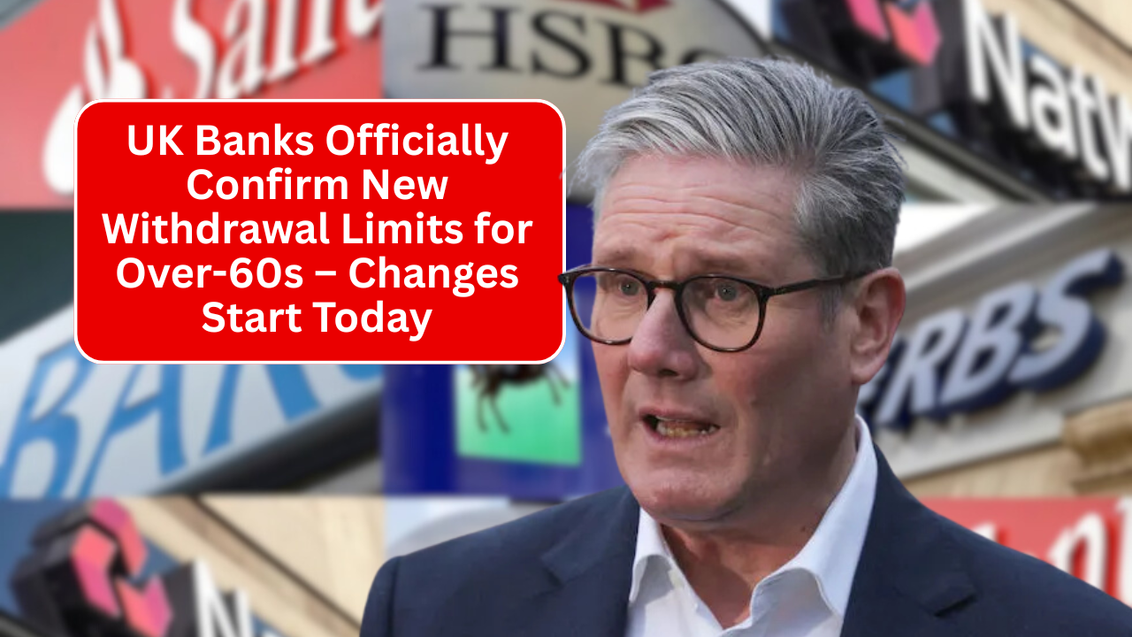 UK Banks Officially Confirm New Withdrawal Limits for Over-60s – Changes Start Today
