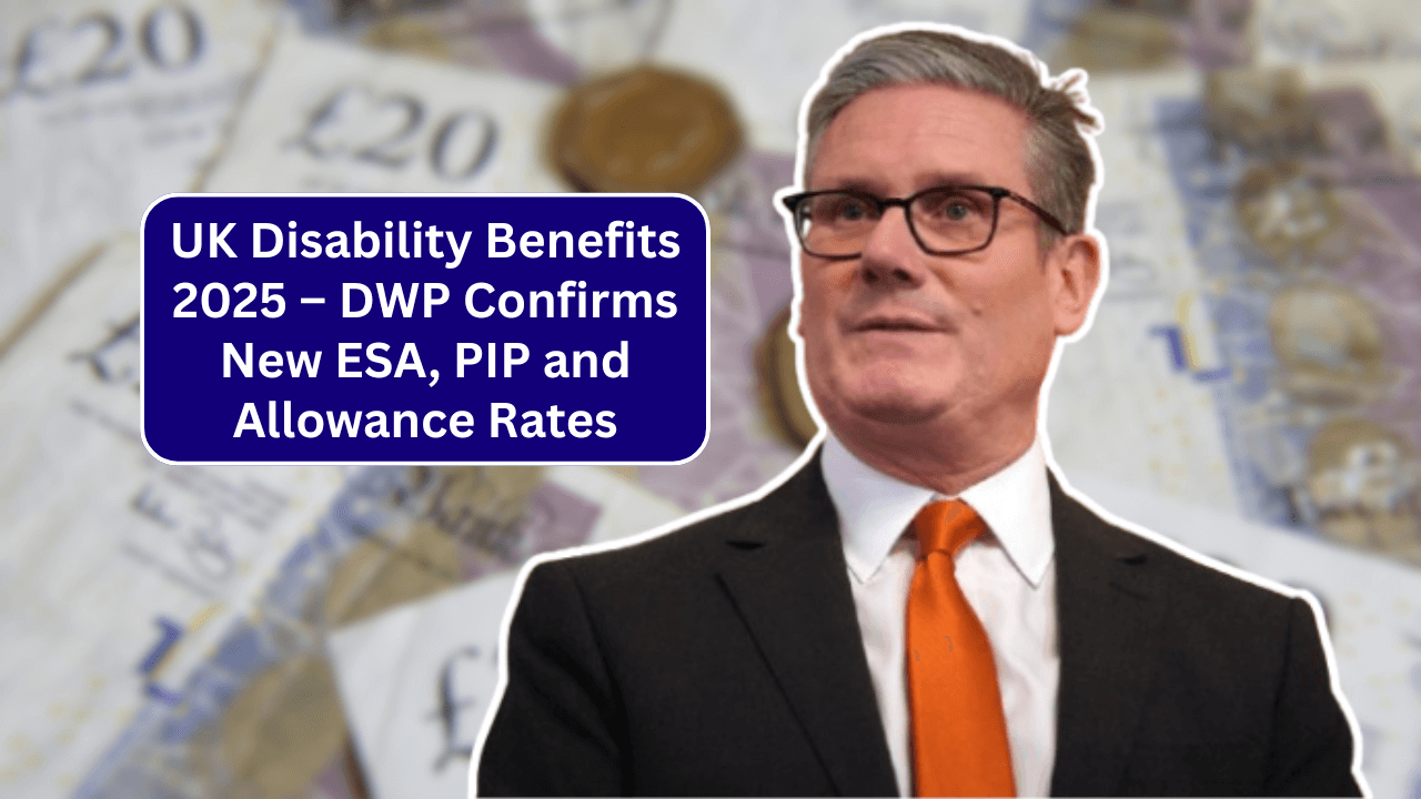 UK Disability Benefits 2025 – DWP Confirms New ESA, PIP and Allowance Rates